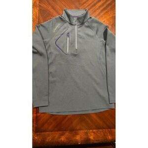 Sunice Mens Allendale Golf‎ 1/4 zip Pullover light blue Sz XL